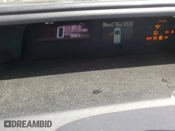 2016 Toyota Prius One with VIN JTDKDTB34G1134875, listed as a Copart auction lot 52996375 with 190,993 mi miles and Salvage Title. Bid and sale history available at carsss.com. Image 9.