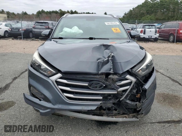 2017 Hyundai Tucson Sport with VIN KM8J3CA29HU495246, listed as a Copart auction lot 52799745 with 107,162 mi miles and Salvage Title. Bid and sale history available at DreamBid. Image 5.