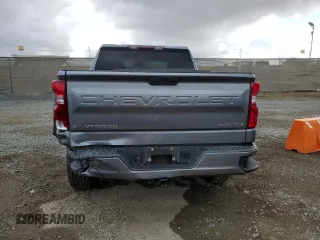 2020 Chevrolet Silverado 1500 Custom with VIN 3GCPWBEH9LG362156, listed as a Copart auction lot 47563805 with 72,267 mi miles and Salvage Title. Bid and sale history available at carsss.com. Image 6.