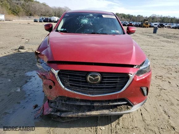 2021 Mazda CX-3 Sport with VIN JM1DKDB76M1501309, listed as a Copart auction lot 43895965 with 99,583 mi miles and Salvage Title. Bid and sale history available at carsss.com. Image 5.