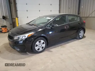 2017 Kia Forte LX with VIN KNAFK5A86H5672100, listed as a Copart auction lot 55101985 with 111,739 mi miles and Salvage Title. Bid and sale history available at carsss.com. Image 1.