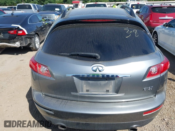 2005 Infiniti FX35 with VIN JNRAS08U55X109879, listed as a IAAI auction lot 42006420 with 150,760 mi miles. Bid and sale history available at carsss.com. Image 16.