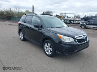 2014 Subaru Forester 2.5i Premium with VIN JF2SJAEC0EH537721, listed as a IAAI auction lot 42059674 with 112,199 mi miles. Bid and sale history available at carsss.com. Image 1.