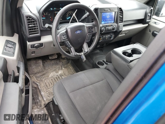 2020 Ford F-150 XL with VIN 1FTEX1EP0LKE83138, listed as a Copart auction lot 47927875 with 97,437 mi miles and Salvage Title. Bid and sale history available at DreamBid. Image 8.