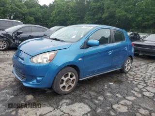 2015 Mitsubishi Mirage DE z VIN ML32A3HJ7FH032901, wystawiony jako Copart lot #58333425 z przebiegiem 78 029 mil mil oraz Szkoda całkowita • Salvage title. Historia ofert i sprzedaży dostępna na DreamBid. Obrazek 1.