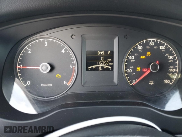 2011 Volkswagen Jetta TDI w/Nav with VIN 3VWLL7AJ3BM081805, listed as a Copart auction lot 62791495 with 115,352 mi miles and Salvage title. Bid and sale history available at DreamBid. Image 9.