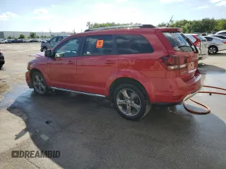 2015 Dodge Journey Crossroad with VIN 3C4PDDGG7FT533617, listed as a Copart auction lot 50380085 with 145,243 mi miles and Salvage title. Bid and sale history available at DreamBid. Image 2.