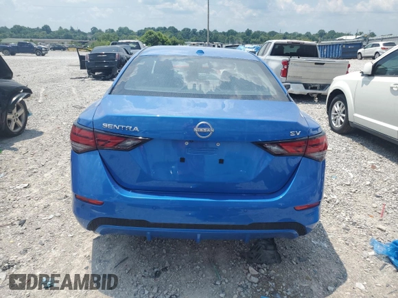 2024 Nissan Sentra SV z VIN 3N1AB8CV0RY375199, wystawiony jako Copart lot #61742905 z przebiegiem 11 557 mil mil oraz Szkoda całkowita • Salvage title. Historia ofert i sprzedaży dostępna na DreamBid. Obrazek 6.