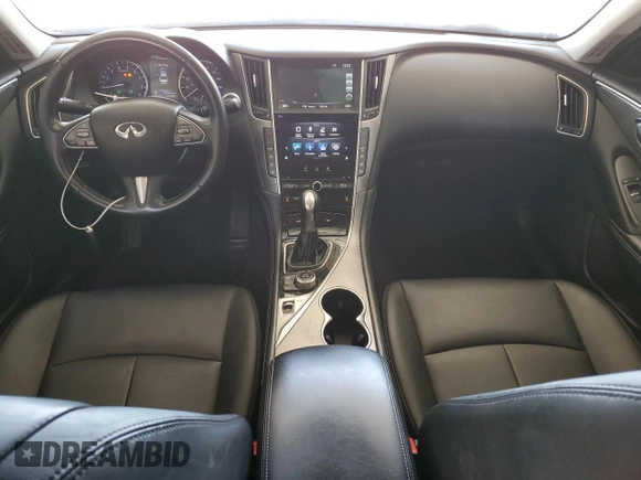 2014 Infiniti Q50 Premium with VIN JN1BV7APXEM688882, listed as a Copart auction lot 60543615 with 194,565 mi miles and Non repairable. Bid and sale history available at DreamBid. Image 8.
