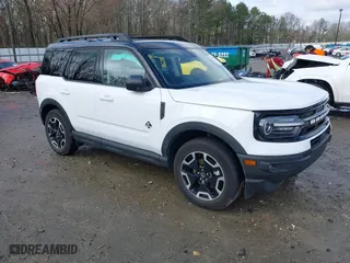 2024 Ford Bronco Sport Outer Banks with VIN 3FMCR9C63RRE92166, listed as a IAAI auction lot 41577928 with 12,678 mi miles. Bid and sale history available at carsss.com. Image 1.