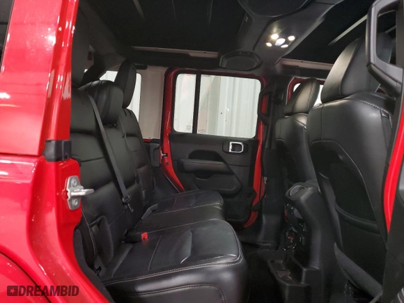 2019 Jeep Wrangler Unlimited Sahara with VIN 1C4HJXEG0KW637601, listed as a Copart auction lot 42678625 with 73,367 mi miles and Salvage Title. Bid and sale history available at carsss.com. Image 11.