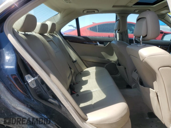 2012 Mercedes-Benz C 250 Sport with VIN WDDGF4HB3CA669569, listed as a Copart auction lot 60805995 with 121,681 mi miles and Salvage title. Bid and sale history available at DreamBid. Image 10.
