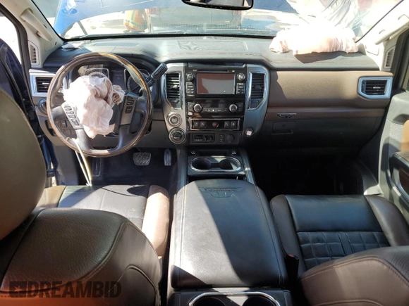 2017 Nissan Titan XD PRO-4X with VIN 1N6BA1F41HN575936, listed as a Copart auction lot 49919955 with 115,416 mi miles and Salvage Title. Bid and sale history available at carsss.com. Image 8.