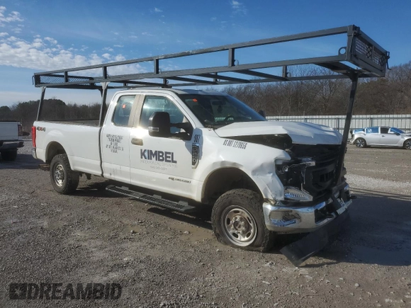 2020 Ford F-250 XL with VIN 1FT7X2BT6LED40127, listed as a Copart auction lot 89267775 with Not provided miles and Salvage title. Bid and sale history available at DreamBid. Image 4.
