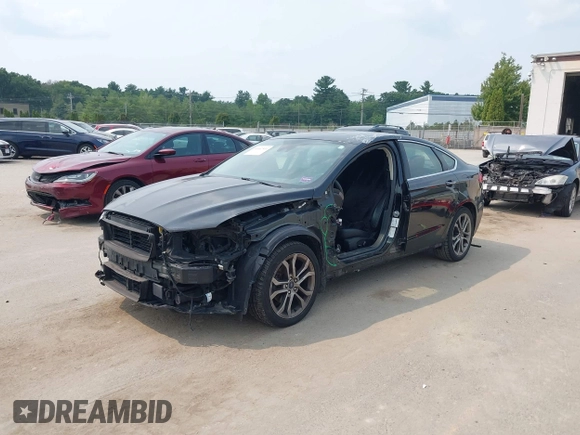 2019 Ford Fusion SEL with VIN 3FA6P0CD4KR224479, listed as a IAAI auction lot 40087591 with 92,833 mi miles. Bid and sale history available at carsss.com. Image 2.