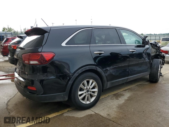 2019 Kia Sorento LX with VIN 5XYPG4A30KG578008, listed as a Copart auction lot 61767354 with 88,891 mi miles and Non Repairable. Bid and sale history available at carsss.com. Image 3.