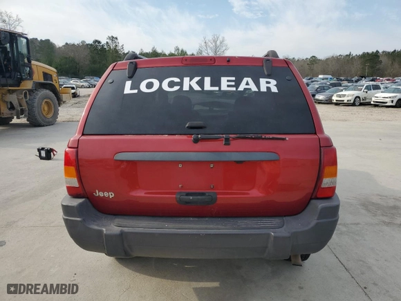 2004 Jeep Grand Cherokee Laredo with VIN 1J4GX48S14C302550, listed as a Copart auction lot 48757145 with 182,614 mi miles and Salvage Title. Bid and sale history available at carsss.com. Image 6.