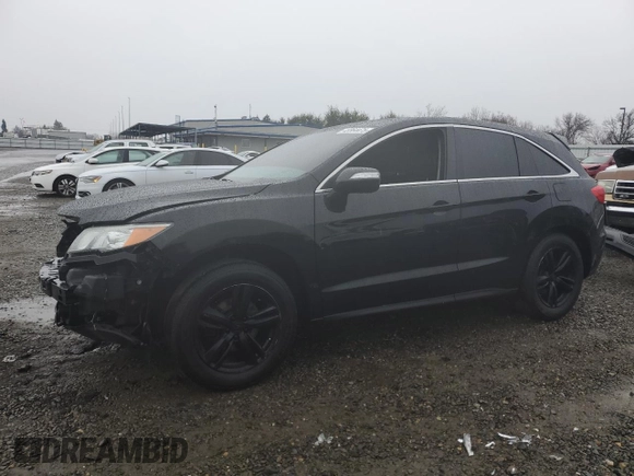 2015 Acura RDX Tech Pkg with VIN 5J8TB3H53FL005761, listed as a Copart auction lot 43364475 with 64,973 mi miles and Salvage Title. Bid and sale history available at carsss.com. Image 1.