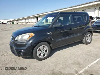 2012 Kia Soul with VIN KNDJT2A52C7422106, listed as a Copart auction lot 52407335 with 133,314 mi miles and Salvage Title. Bid and sale history available at carsss.com. Image 1.