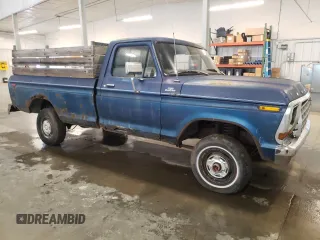 1978 Ford F-150 z VIN F14BLBG3054, wystawiony jako Copart lot #51540845 z przebiegiem 21 560 mil mil oraz Czysty tytuł • Clean title. Historia ofert i sprzedaży dostępna na DreamBid. Obrazek 4.