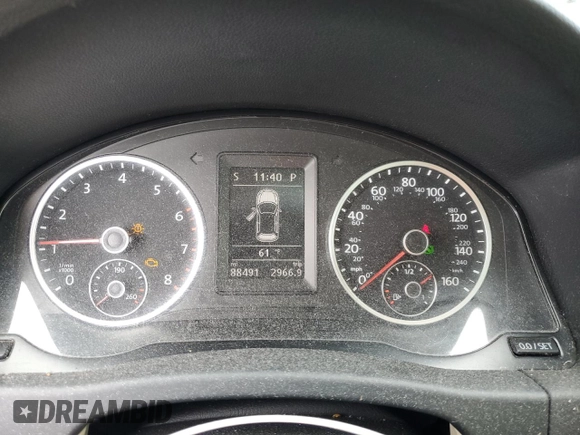 2017 Volkswagen Tiguan Wolfsburg Edition with VIN WVGRV7AX0HK003389, listed as a Copart auction lot 59709615 with 88,491 mi miles and Salvage title. Bid and sale history available at DreamBid. Image 9.