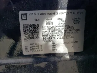 2020 Chevrolet Equinox Premier z VIN 3GNAXNEV9LS732844, wystawiony jako Copart lot #43316215 z przebiegiem 67 330 mil mil oraz Szkoda całkowita • Salvage title. Historia ofert i sprzedaży dostępna na DreamBid. Obrazek 13.