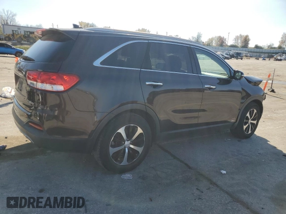 2016 Kia Sorento EX with VIN 5XYPHDA10GG050133, listed as a Copart auction lot 80547154 with 122,729 mi miles and Salvage Title. Bid and sale history available at carsss.com. Image 3.