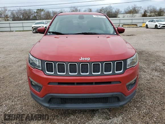 2020 Jeep Compass Altitude with VIN 3C4NJCBB7LT141660, listed as a Copart auction lot 89195595 with 112,474 mi miles and Clean Title. Bid and sale history available at carsss.com. Image 5.