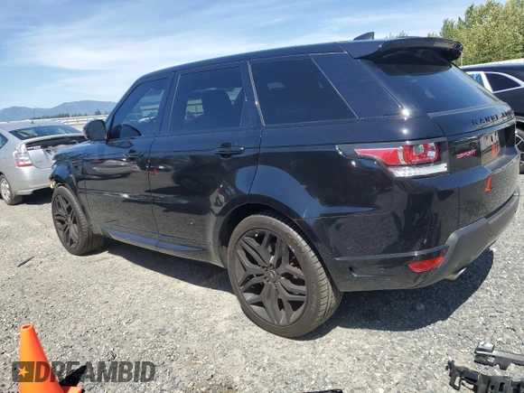 2017 Land Rover Range Rover Sport HSE Dynamic z VIN SALWV2FV2HA142083, wystawiony jako Copart lot #58127185 z przebiegiem 61 678 mil mil oraz Szkoda całkowita • Salvage title. Historia ofert i sprzedaży dostępna na DreamBid. Obrazek 2.