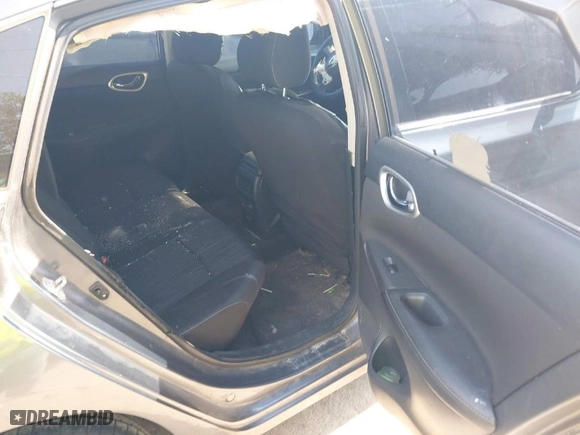 2017 Nissan Sentra SV with VIN 3N1AB7AP9HL724015, listed as a IAAI auction lot 42100563 with 168,297 mi miles. Bid and sale history available at carsss.com. Image 8.