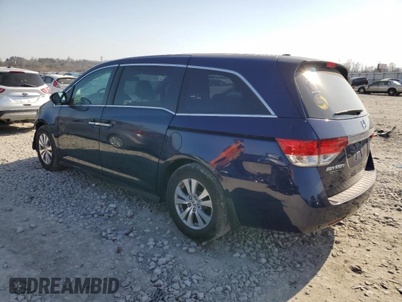 2016 Honda Odyssey EX-L with VIN 5FNRL5H64GB116298, listed as a Copart auction lot 49032775 with 54,319 mi miles and Clean Title. Bid and sale history available at DreamBid. Image 2.