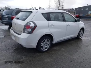 2009 Pontiac Vibe with VIN 5Y2SM67069Z405889, listed as a IAAI auction lot 41583937 with 181,147 mi miles. Bid and sale history available at carsss.com. Image 4.