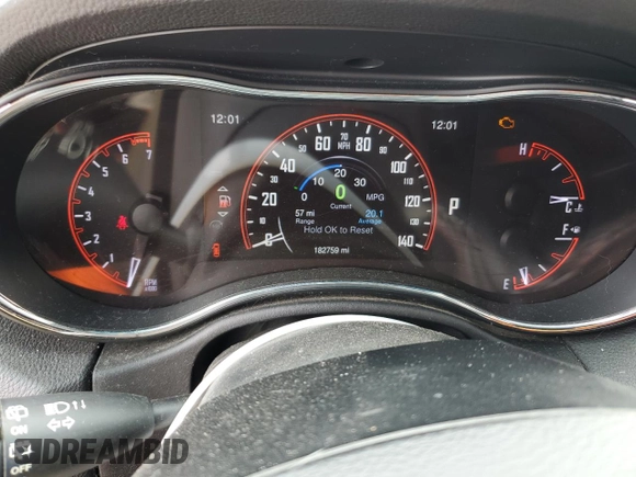 2015 Dodge Durango Limited with VIN 1C4RDHDG0FC100804, listed as a Copart auction lot 54977095 with 182,759 mi miles and Clean Title. Bid and sale history available at carsss.com. Image 9.