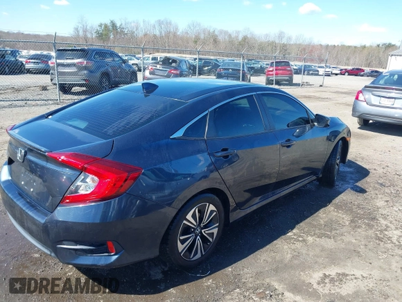 2017 Honda Civic Sedan EX-L with VIN 19XFC1F71HE029540, listed as a IAAI auction lot 41878037 with 82,064 mi miles. Bid and sale history available at carsss.com. Image 4.