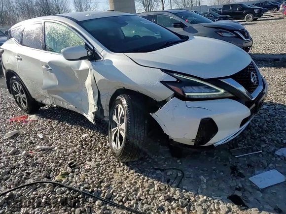 2022 Nissan Murano S z VIN 5N1AZ2AS6NC119100, wystawiony jako Copart lot #86615944 z przebiegiem 61 319 mil mil oraz Szkody całkowita. Historia ofert i sprzedaży dostępna na DreamBid. Obrazek 14.