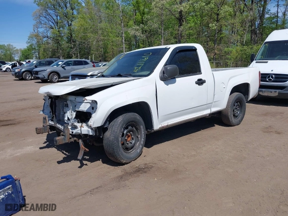 2007 Chevrolet Colorado Work Truck with VIN 1GCCS149678217697, listed as a IAAI auction lot 42111610 with 1 mi miles. Bid and sale history available at carsss.com. Image 2.