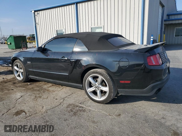 2011 Ford Mustang GT with VIN 1ZVBP8FF6B5108494, listed as a Copart auction lot 82958684 with 75,827 mi miles and Salvage Title. Bid and sale history available at DreamBid. Image 2.