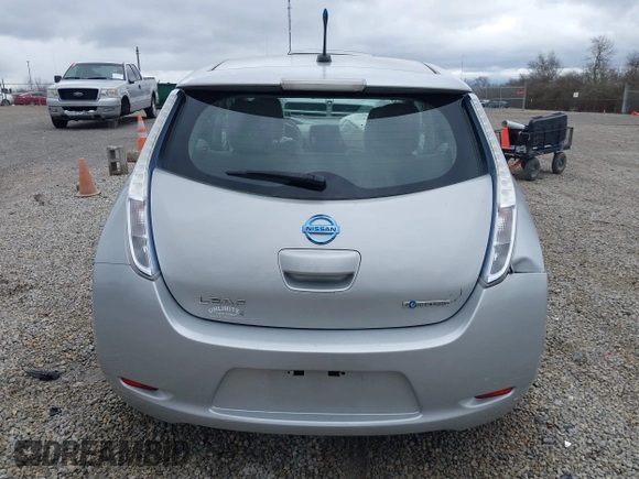 2012 Nissan LEAF SL with VIN JN1AZ0CP4CT026366, listed as a IAAI auction lot 41843842 with 62,509 mi miles. Bid and sale history available at carsss.com. Image 16.