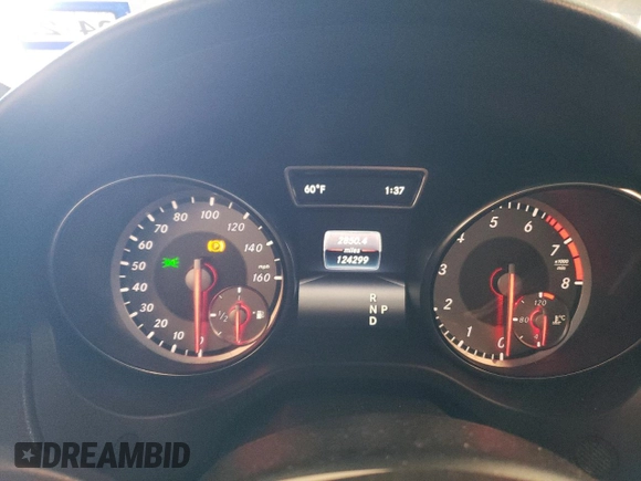 2016 Mercedes-Benz CLA 250 with VIN WDDSJ4EBXGN380913, listed as a Copart auction lot 77929343 with 124,299 mi miles and . Bid and sale history available at DreamBid. Image 9.
