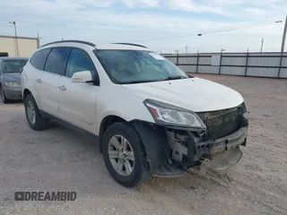 2014 Chevrolet Traverse LT with VIN 1GNKRGKD3EJ341442, listed as a IAAI auction lot 41848116 with 130,544 mi miles. Bid and sale history available at carsss.com. Image 1.