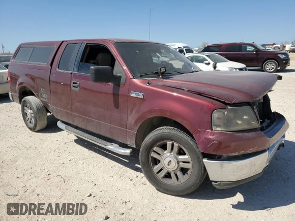 2005 Ford F-150 XLT with VIN 1FTPX12585FA35561, listed as a Copart auction lot 48434245 with 0 mi miles and Salvage Title. Bid and sale history available at carsss.com. Image 4.