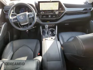 2023 Toyota Highlander L with VIN 5TDKDRBH1PS047176, listed as a Copart auction lot 47275345 with 19,473 mi miles and Salvage title. Bid and sale history available at DreamBid. Image 8.