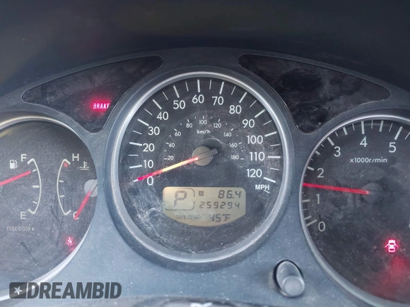 2006 Subaru Forester 2.5 X w/Premium Pkg with VIN JF1SG65636H751579, listed as a IAAI auction lot 41775125 with 259,294 mi miles. Bid and sale history available at carsss.com. Image 7.