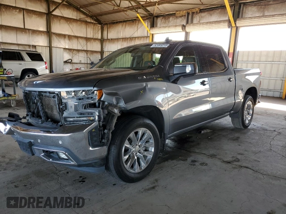 2019 Chevrolet Silverado 1500 with VIN 1GCUWEED8KZ368546, listed as a Copart auction lot 52995015 with 95,713 mi miles and Salvage Title. Bid and sale history available at DreamBid. Image 1.