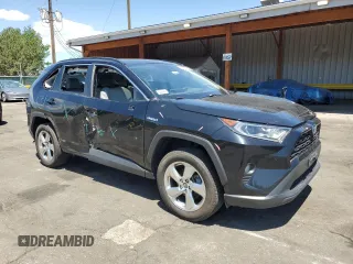 2021 Toyota RAV4 Hybrid LE with VIN 2T3B6RFVXMW028517, listed as a Copart auction lot 61558755 with 136,330 mi miles and Salvage title. Bid and sale history available at DreamBid. Image 4.