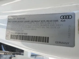 2022 Audi e-tron GT Prestige z VIN WAUEJBFW8N7001600, wystawiony jako Copart lot #60571595 z przebiegiem 26 399 mil mil oraz Szkoda całkowita • Salvage title. Historia ofert i sprzedaży dostępna na DreamBid. Obrazek 12.