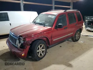 2006 Jeep Liberty Limited with VIN 1J4GK58K96W293814, listed as a Copart auction lot 87770375 with 158,628 mi miles and Salvage title. Bid and sale history available at DreamBid. Image 1.