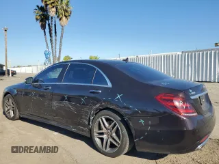 2018 Mercedes-Benz S 560 with VIN WDDUG8DB2JA369175, listed as a Copart auction lot 50404675 with 50,311 mi miles and Salvage Title. Bid and sale history available at carsss.com. Image 2.