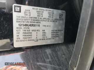 2016 Cadillac Escalade Luxury Collection z VIN 1GYS4BKJ4GR361116, wystawiony jako Copart lot #58193995 z przebiegiem 104 330 mil mil oraz Tytuł czysty. Historia ofert i sprzedaży dostępna na DreamBid. Obrazek 13.