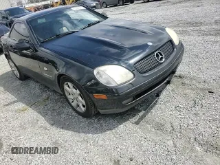 1999 Mercedes-Benz SLK-Class with VIN WDBKK47F2XF102927, listed as a Copart auction lot 50265585 with 184,918 mi miles and Salvage Title. Bid and sale history available at carsss.com. Image 11.